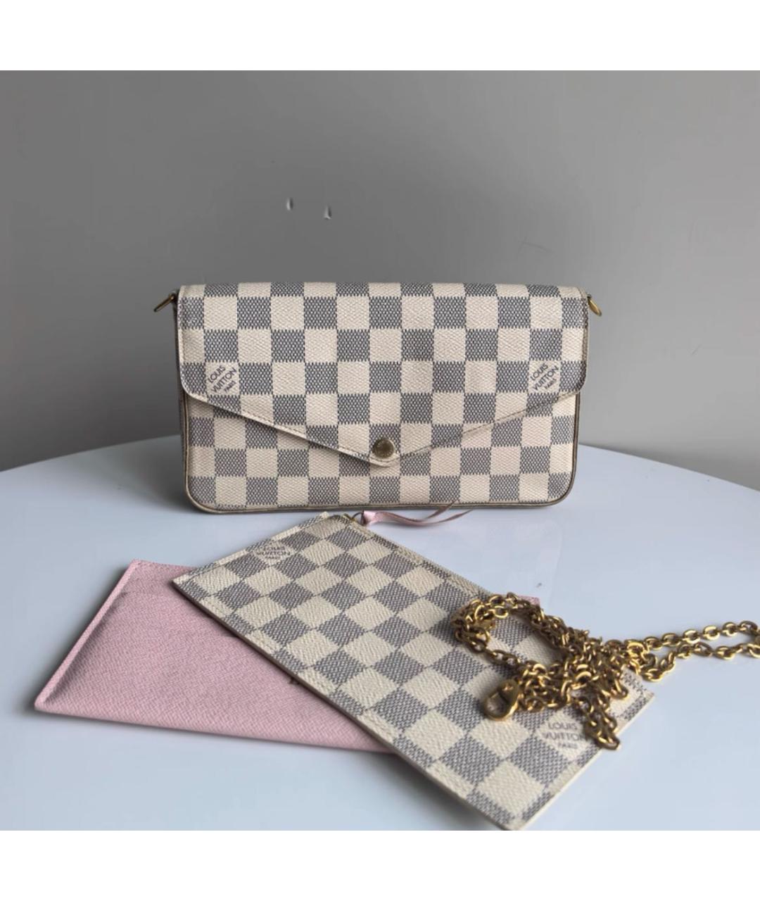 LOUIS VUITTON Бежевая сумка через плечо, фото 6