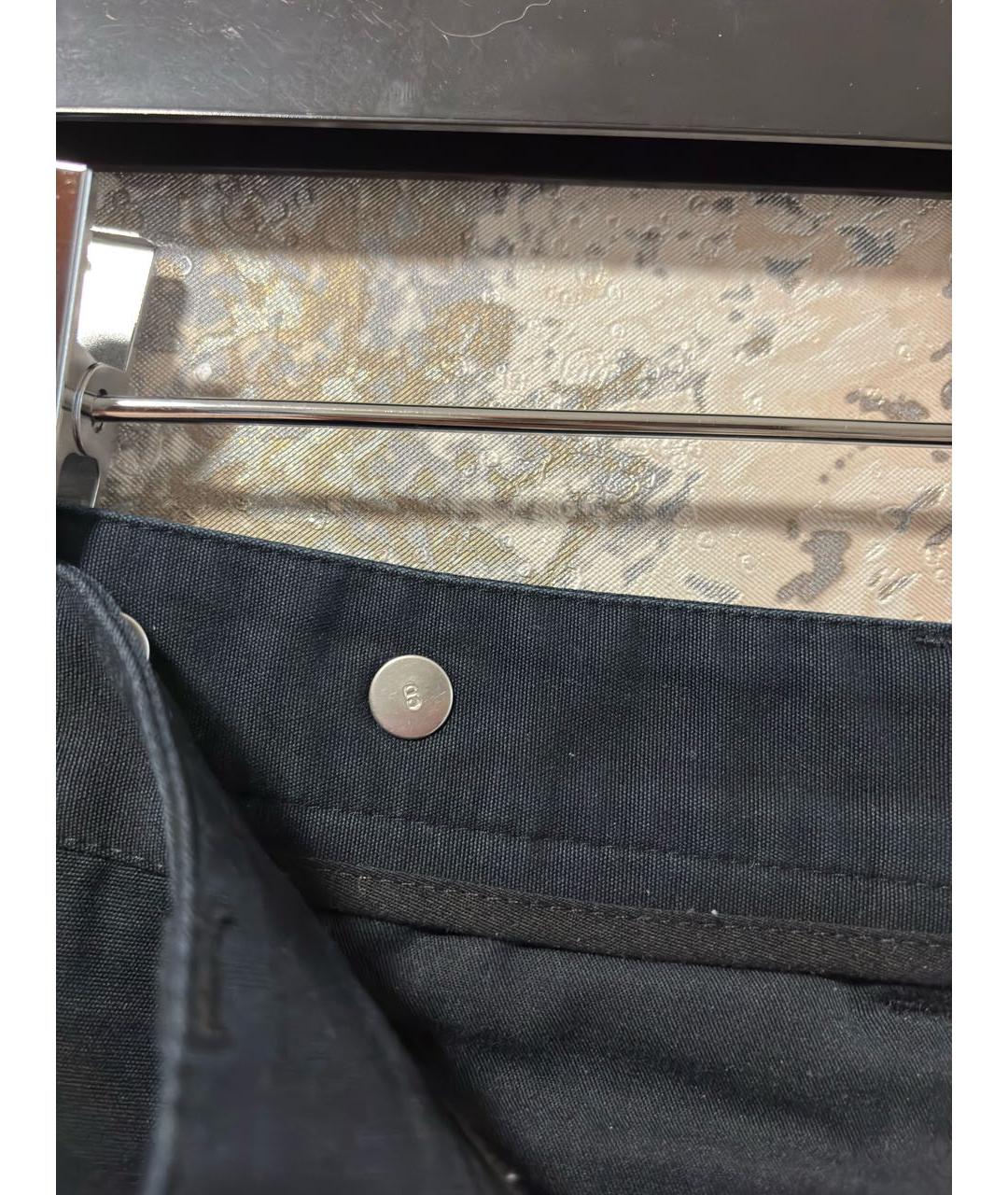 CHRISTIAN DIOR Темно-синие хлопковые прямые джинсы, фото 7