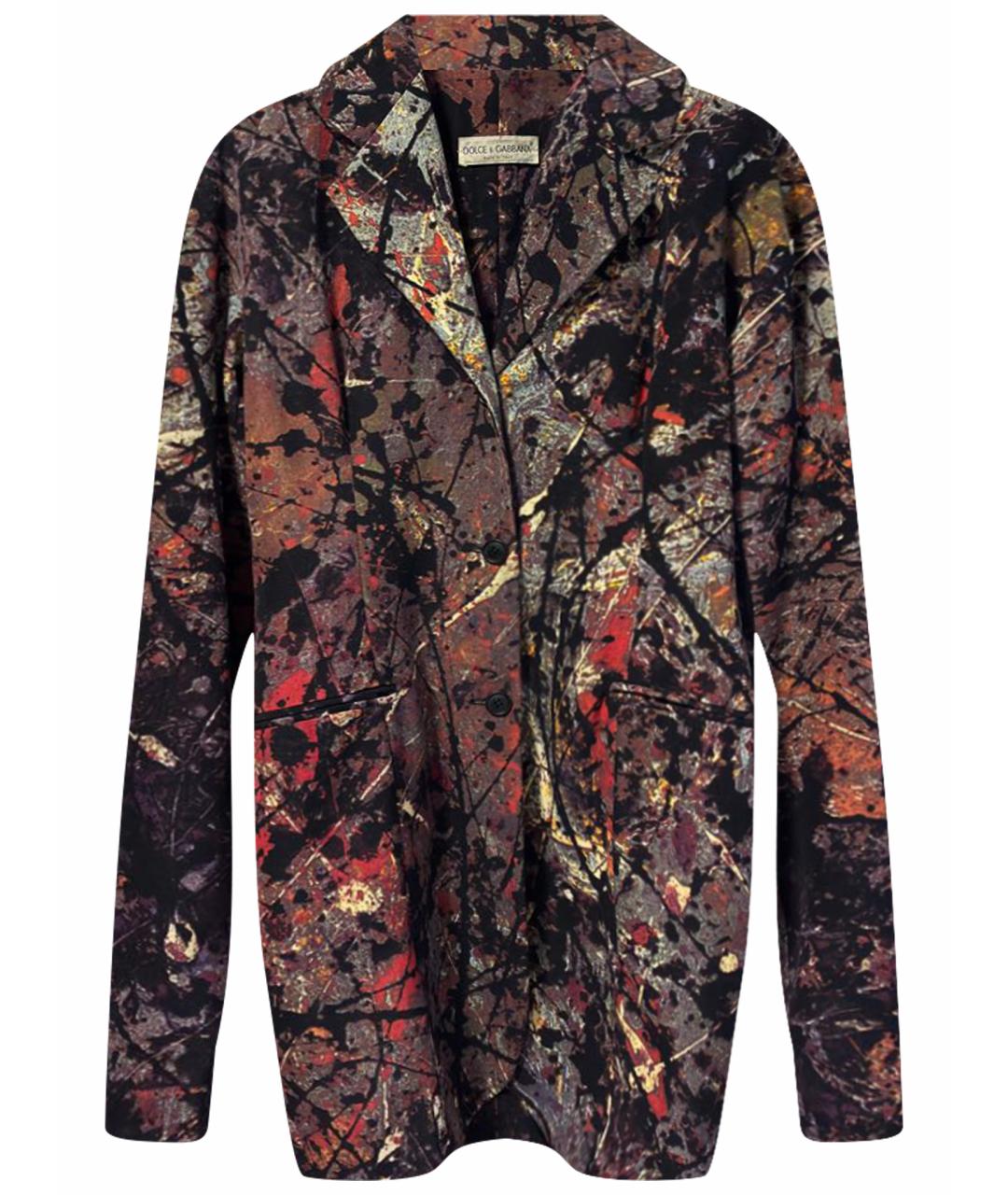 DOLCE&GABBANA Мульти шерстяной тренч/плащ, фото 1