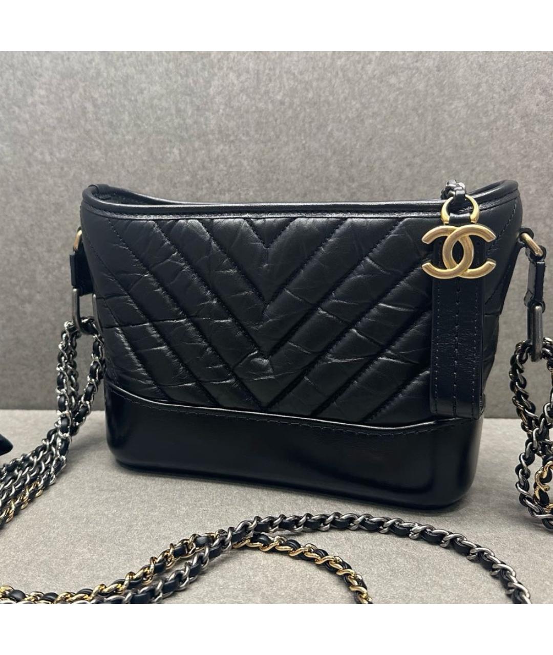 CHANEL Черная сумка через плечо, фото 7