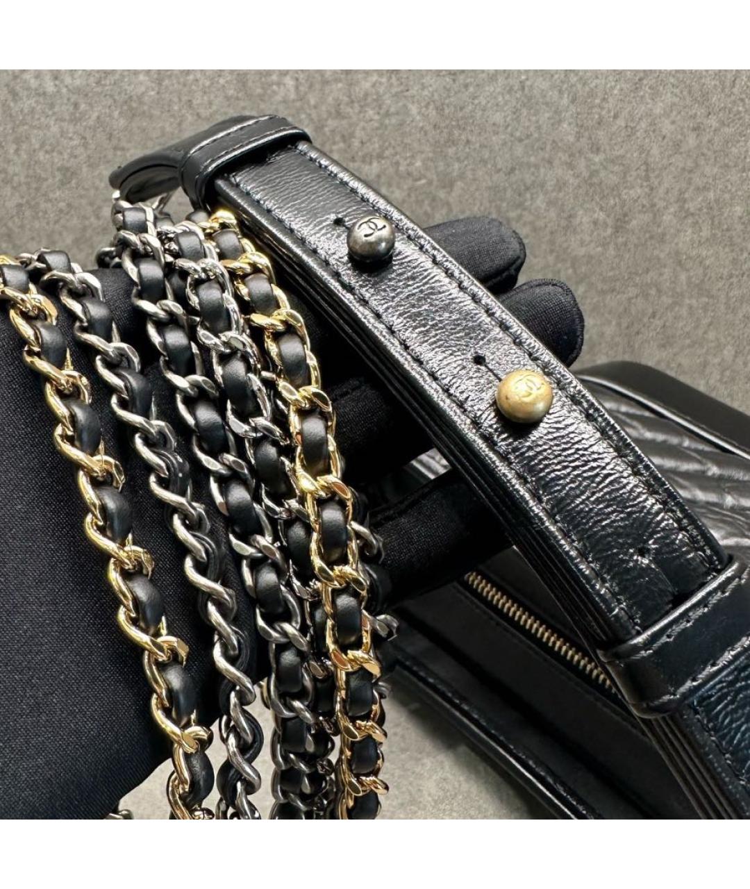CHANEL Черная сумка через плечо, фото 6