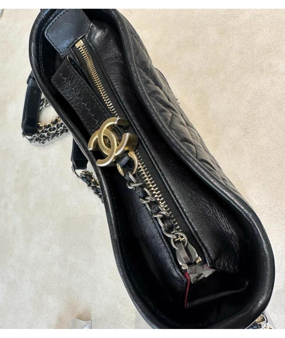 CHANEL Черная сумка через плечо, фото 3