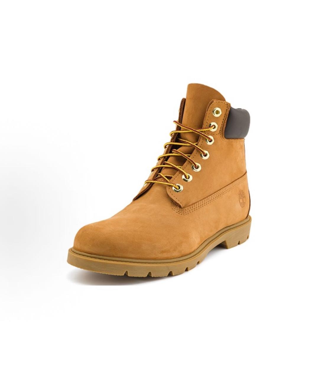 TIMBERLAND Оранжевое нубуковые высокие ботинки, фото 2