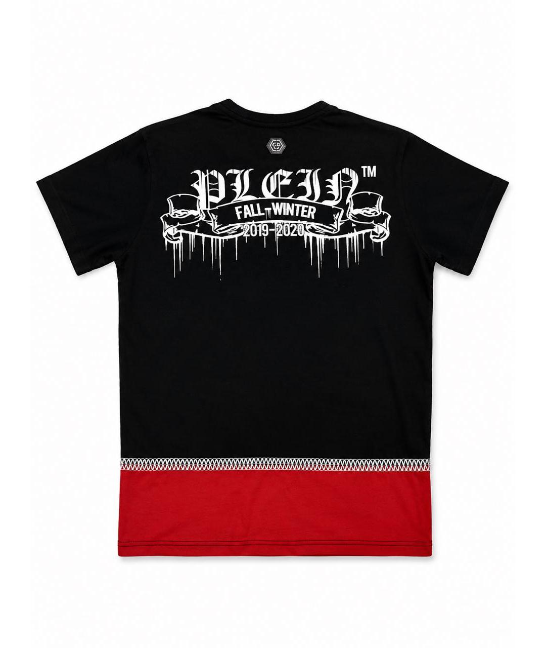 PHILIPP PLEIN Черная хлопковая футболка, фото 2