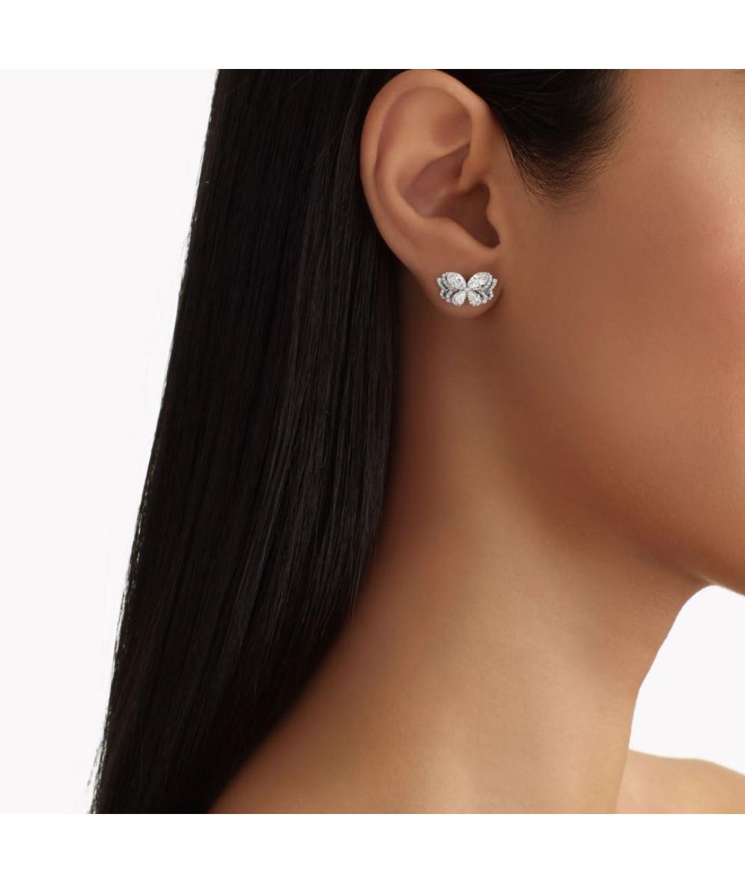 GRAFF Серебряные серьги из белого золота, фото 2