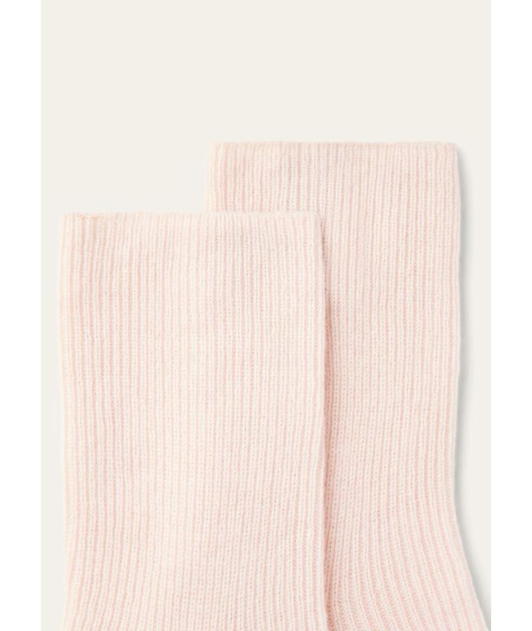 LORO PIANA Розовые носки, чулки и колготы, фото 2