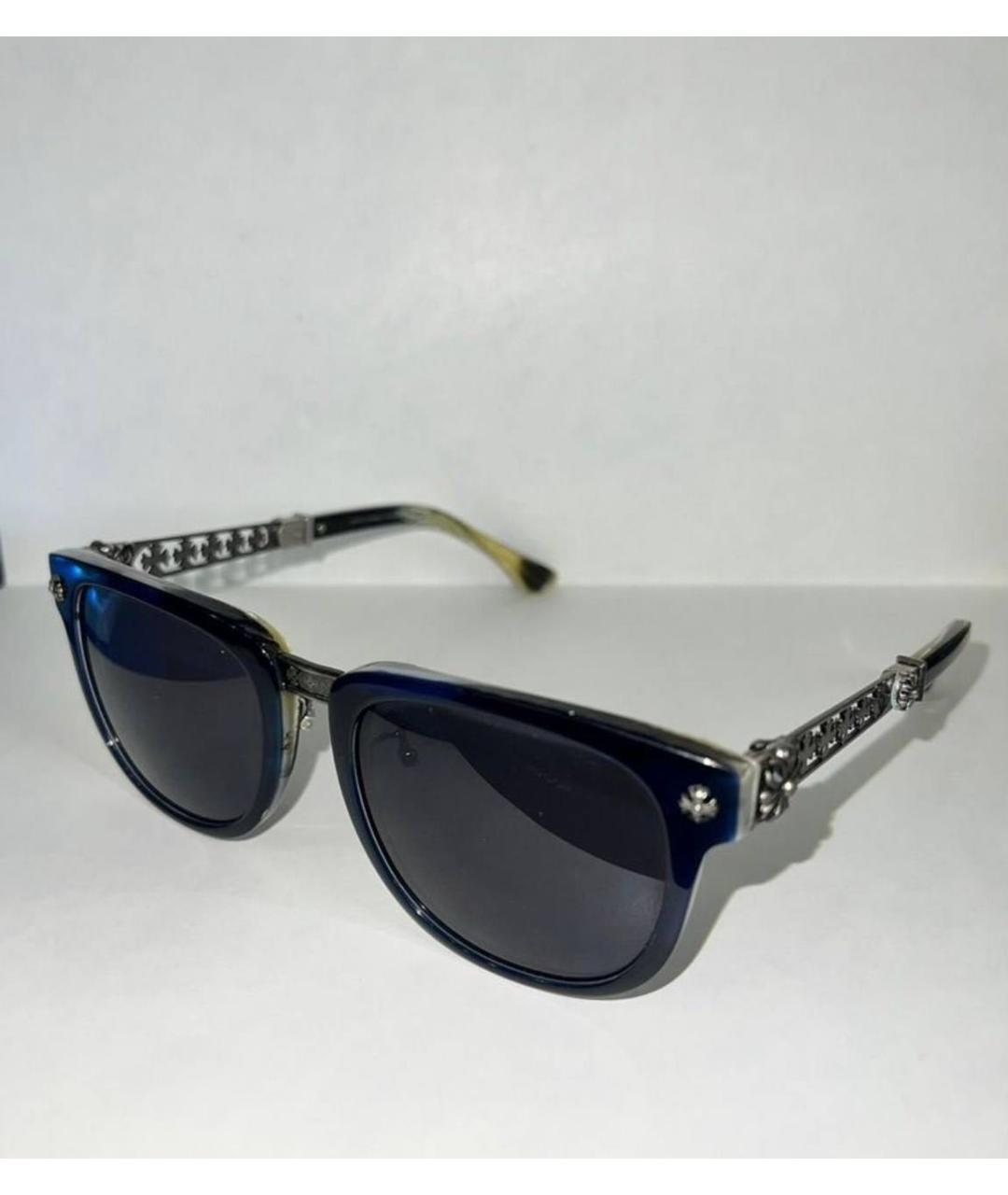 CHROME HEARTS Черные пластиковые солнцезащитные очки, фото 2