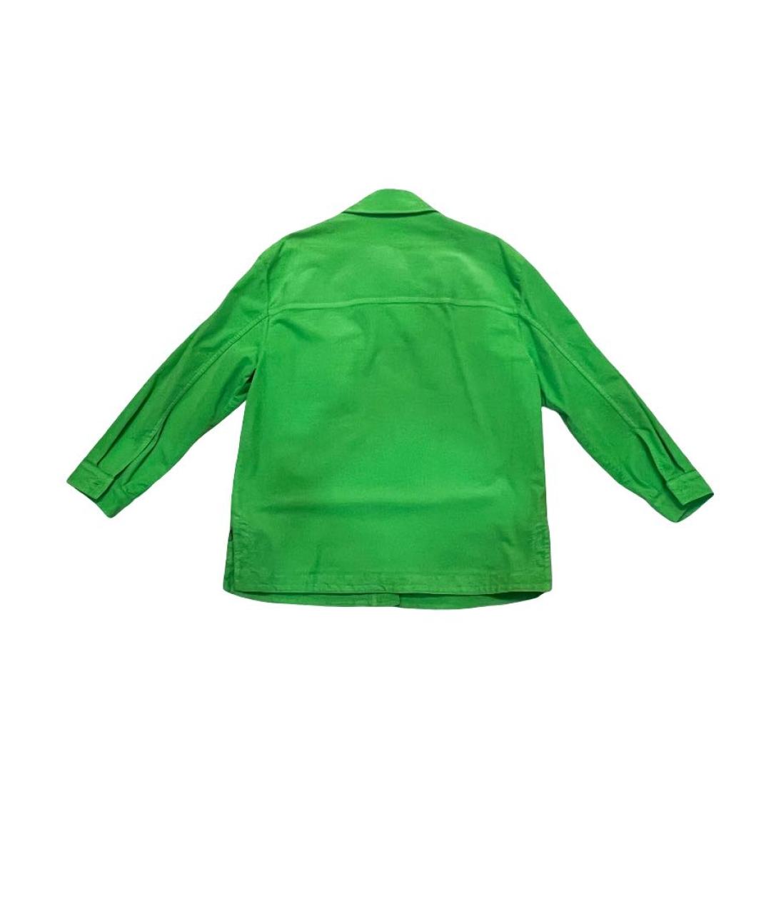 KENZO Зеленая бархатная рубашка, фото 2