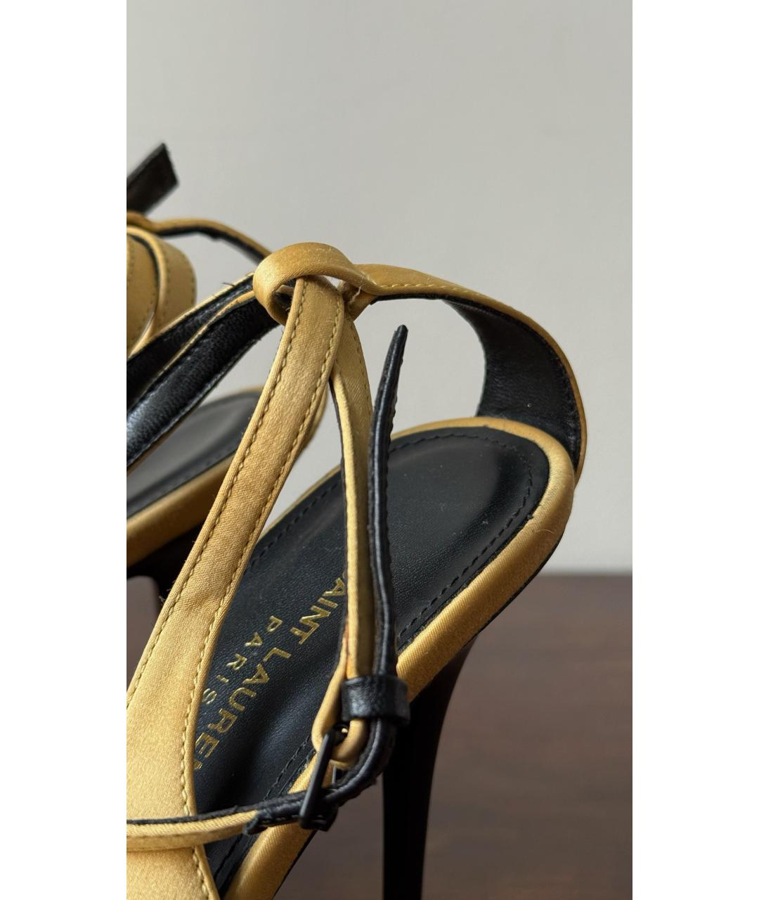 SAINT LAURENT Бежевые туфли, фото 5