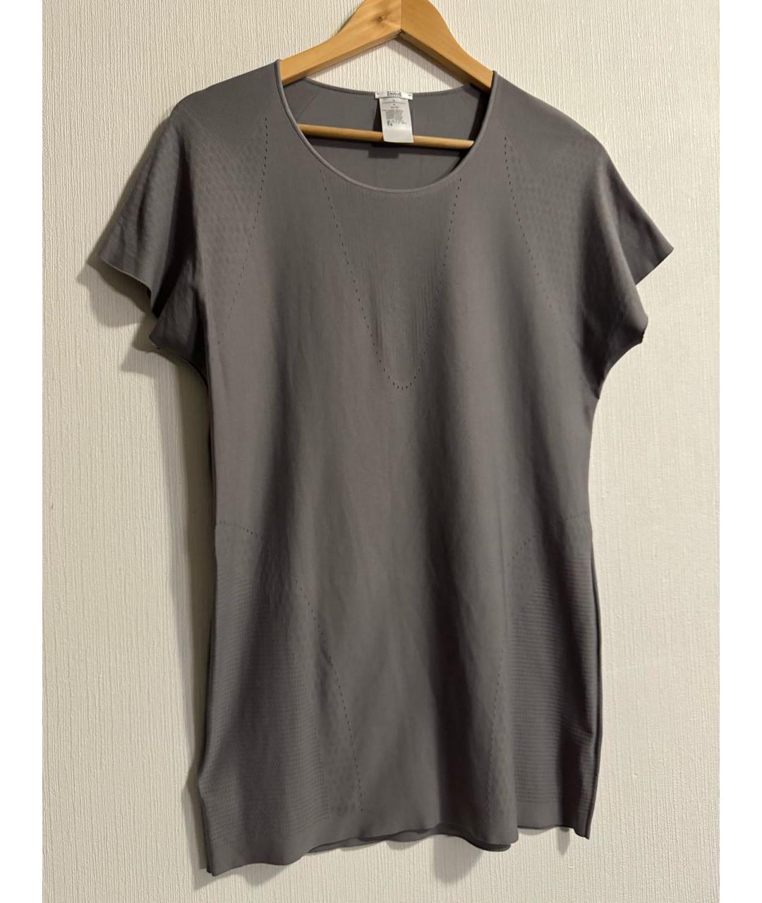 WOLFORD Антрацитовая полиамидовая футболка, фото 5