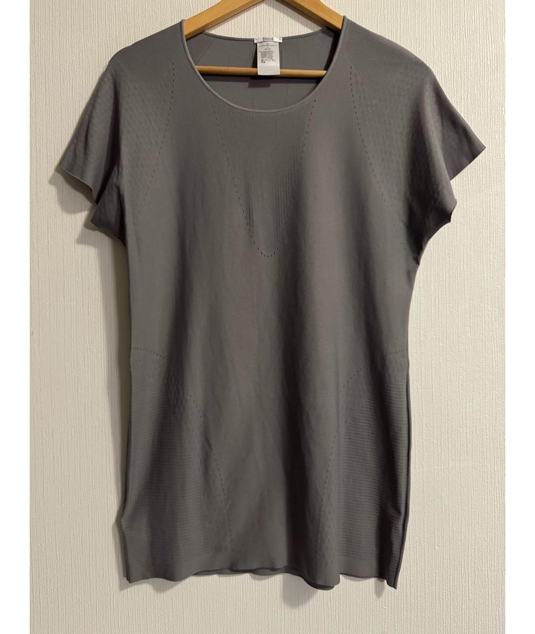 WOLFORD Антрацитовая полиамидовая футболка, фото 9