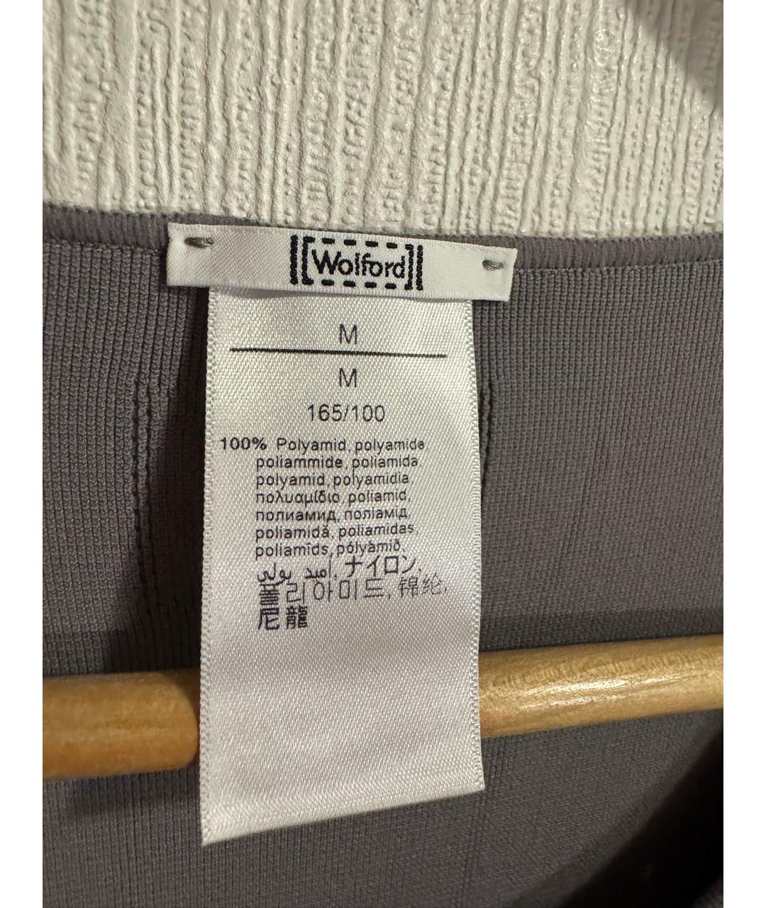 WOLFORD Антрацитовая полиамидовая футболка, фото 2