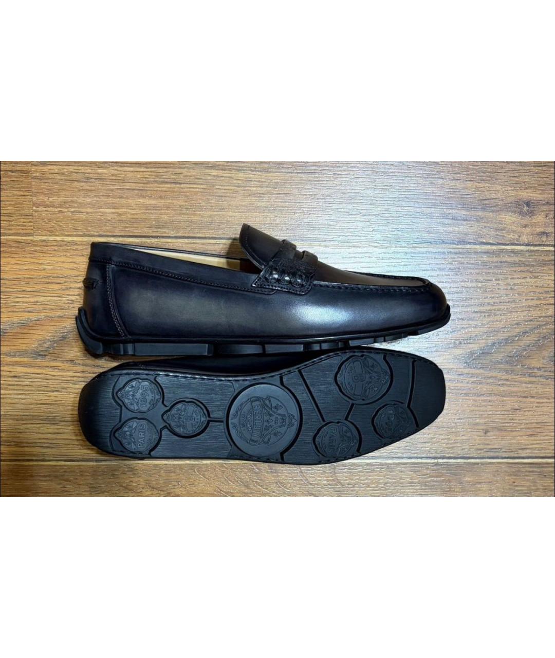 BERLUTI Коричневые кожаные лоферы, фото 7