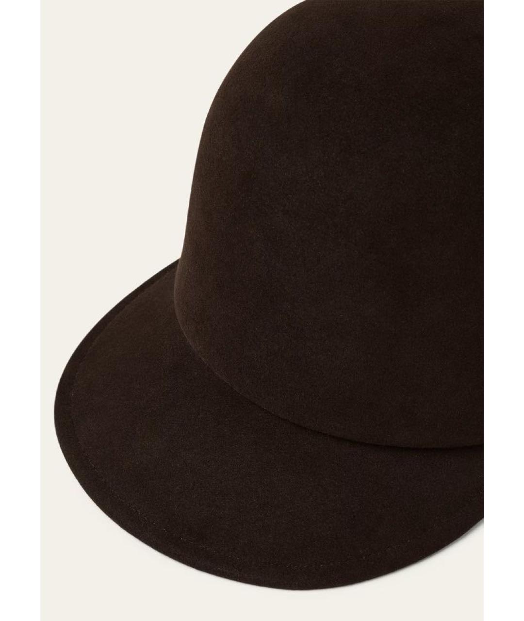 LORO PIANA Коричневая шапка, фото 4