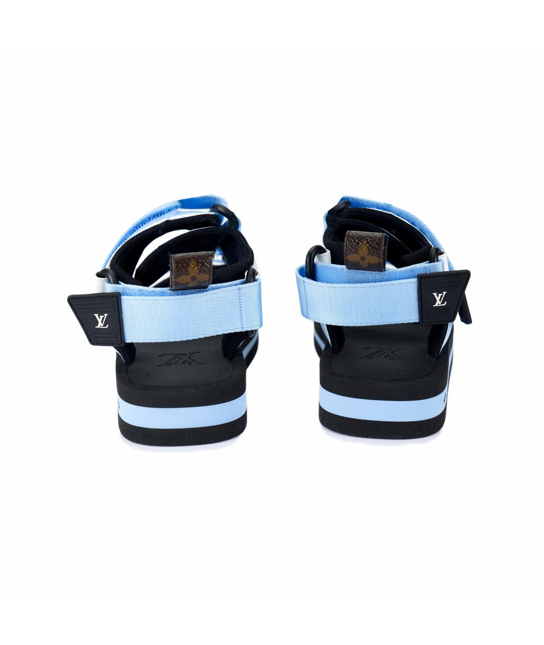 LOUIS VUITTON Синие сандалии, фото 4