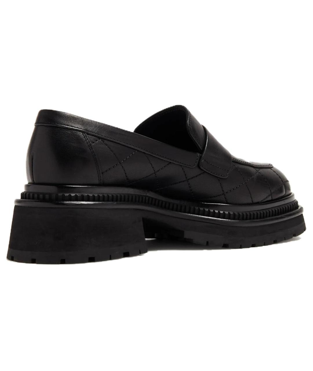 CHANEL Черные кожаные лоферы, фото 7