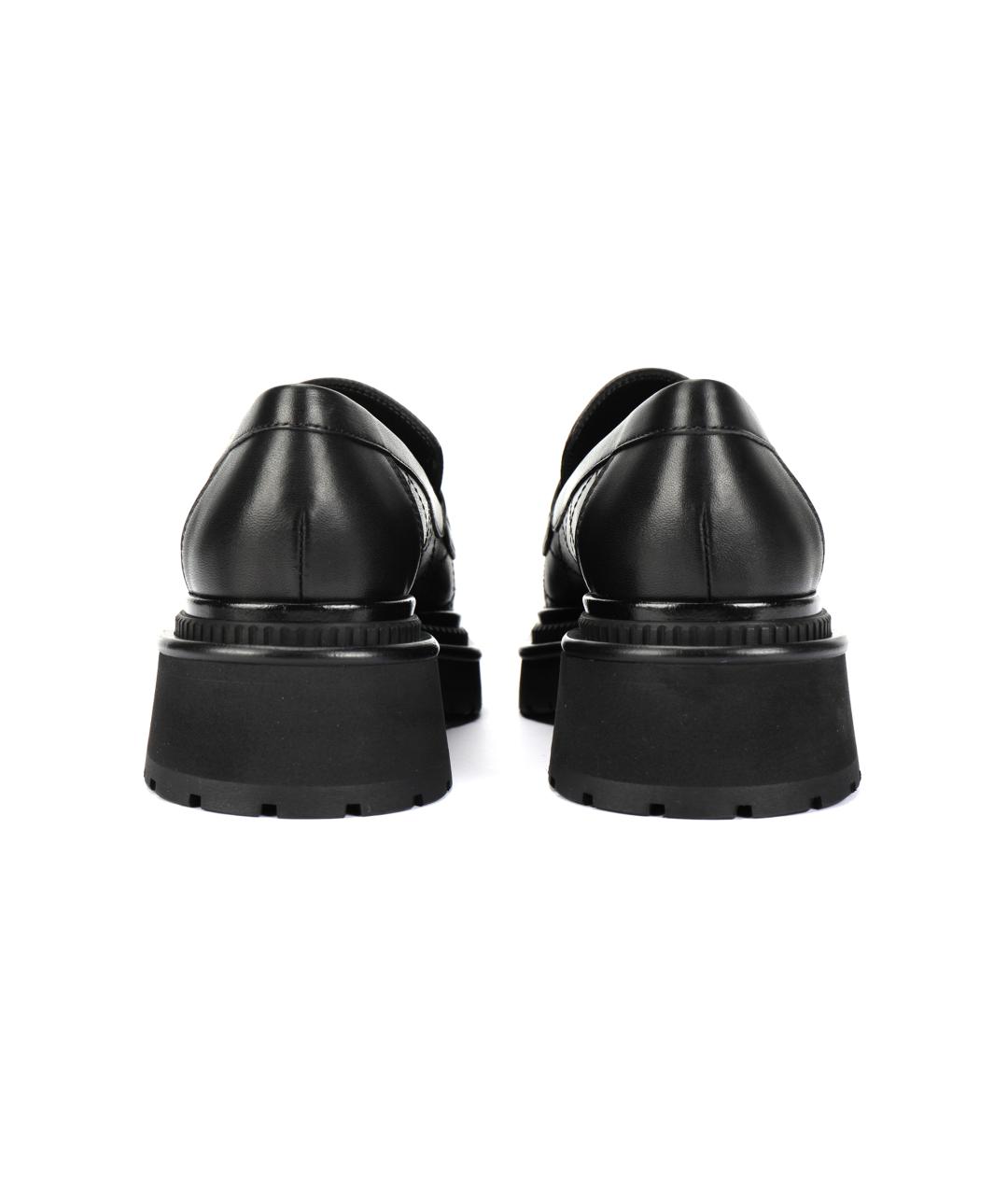 CHANEL Черные кожаные лоферы, фото 4