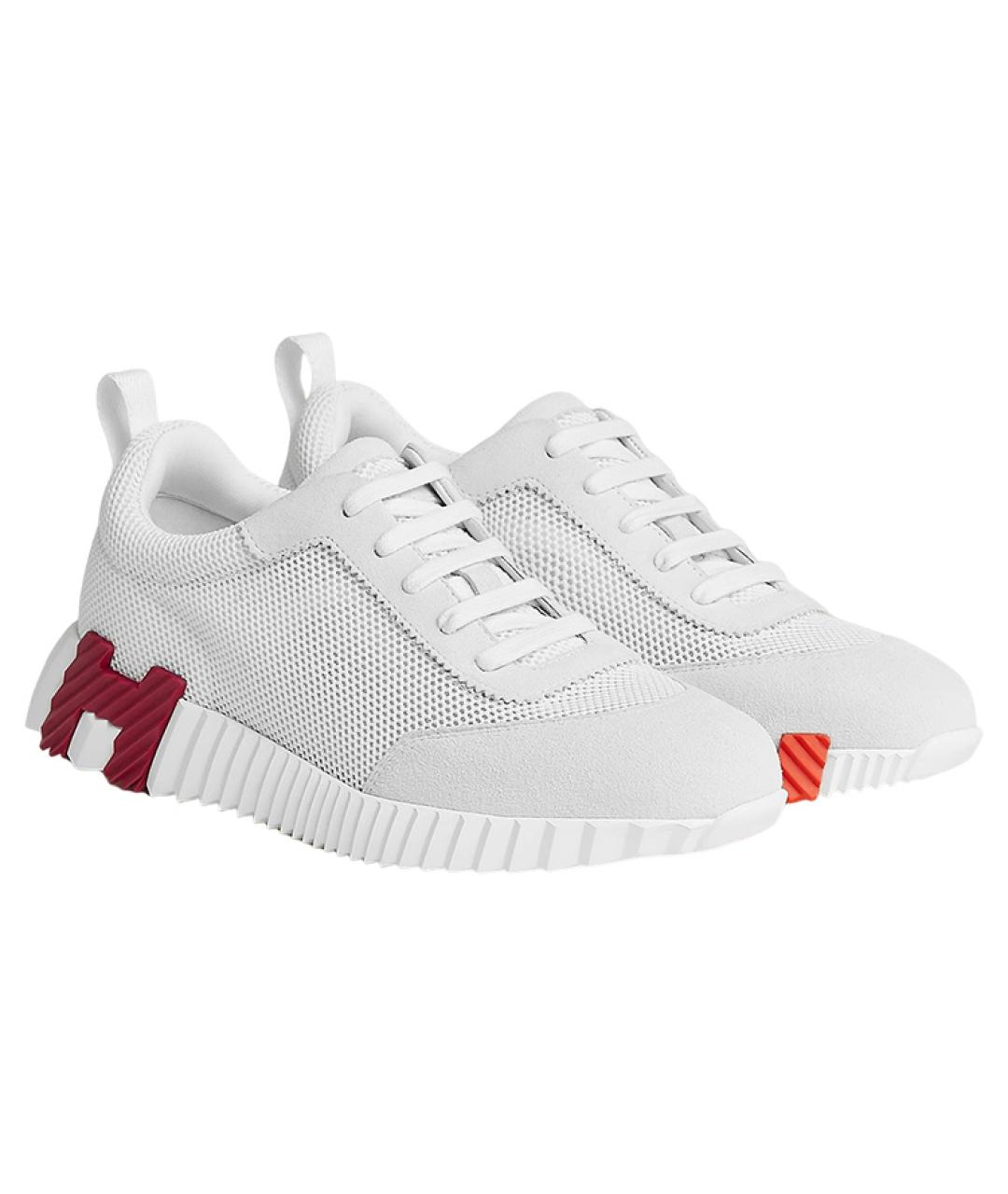 HERMES Белые кроссовки, фото 3