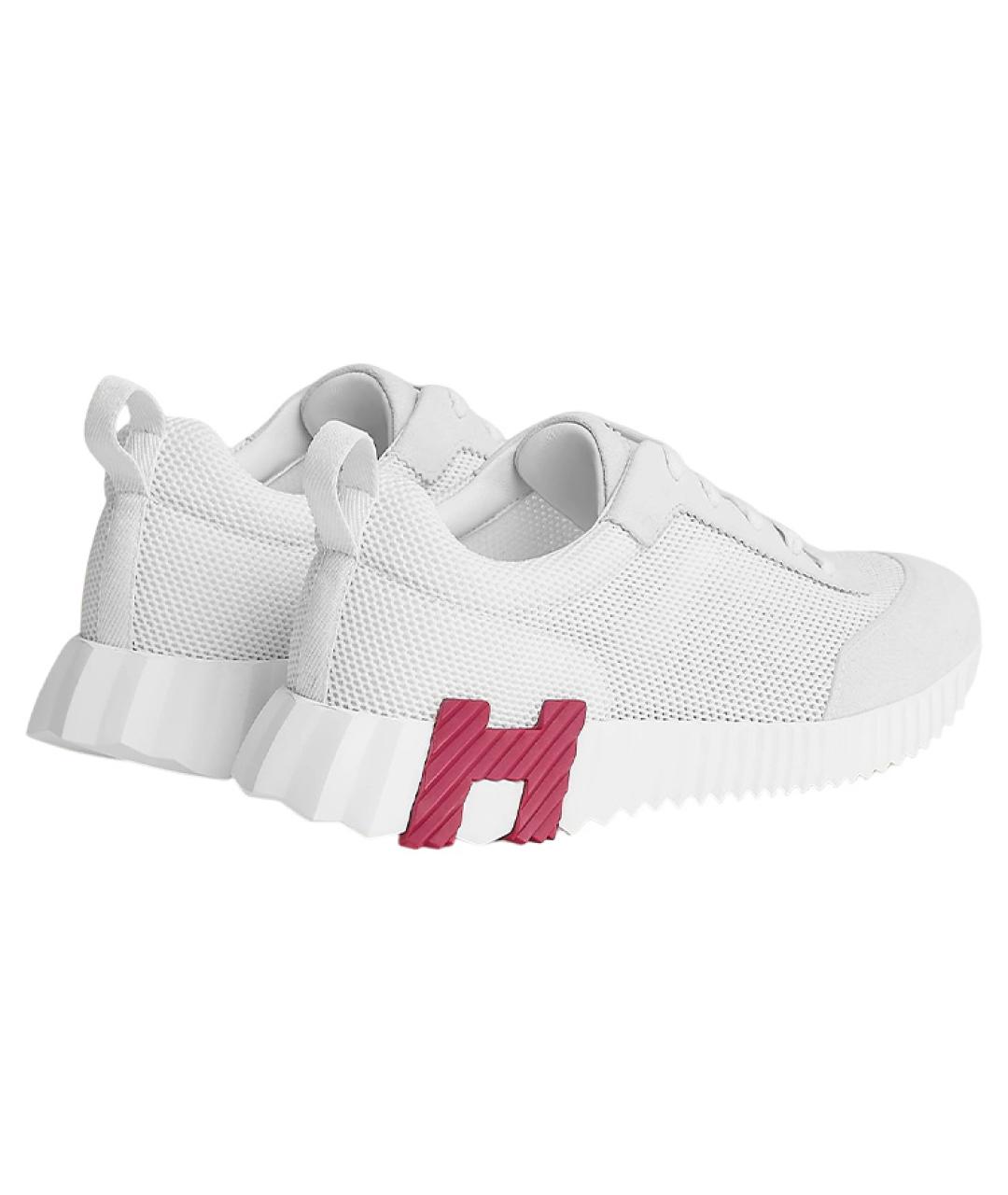 HERMES Белые кроссовки, фото 4