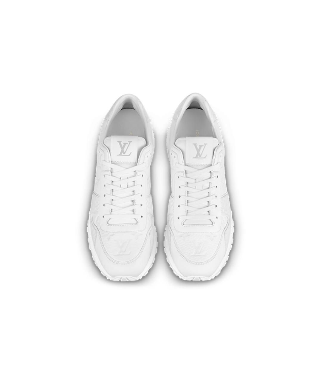 LOUIS VUITTON Кожаные низкие кроссовки / кеды, фото 4