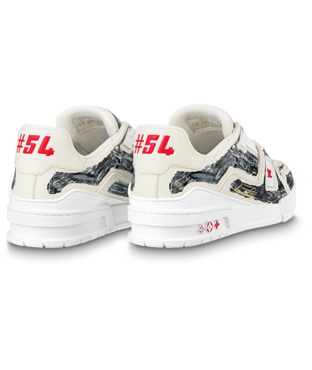 LOUIS VUITTON Белые кроссовки, фото 3