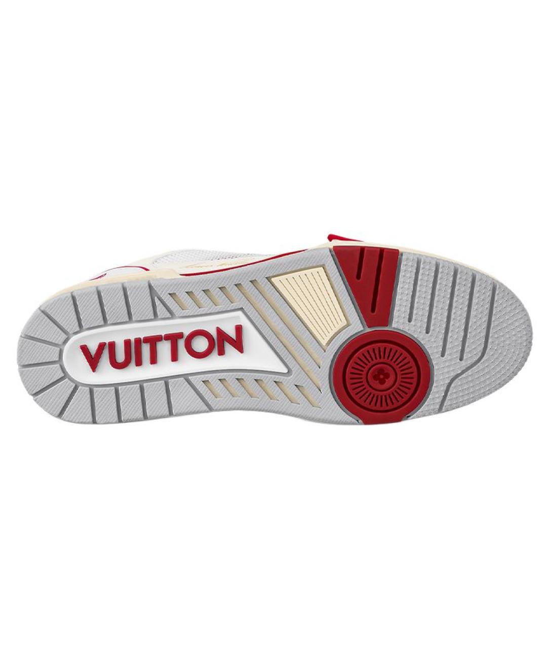 LOUIS VUITTON Красные низкие кроссовки / кеды, фото 5