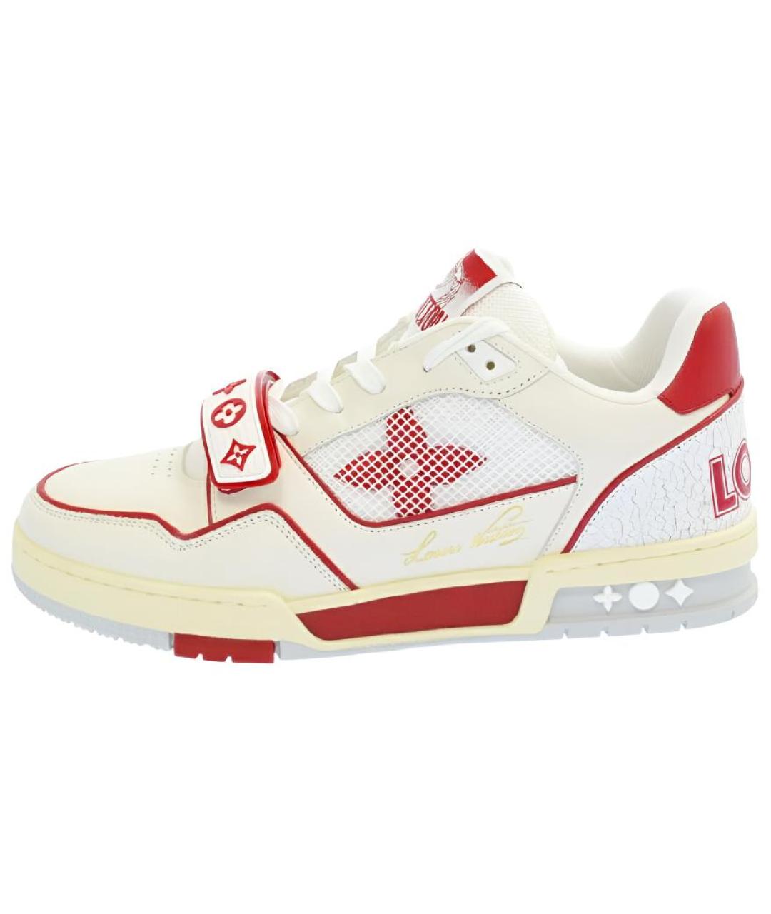 LOUIS VUITTON Красные низкие кроссовки / кеды, фото 2