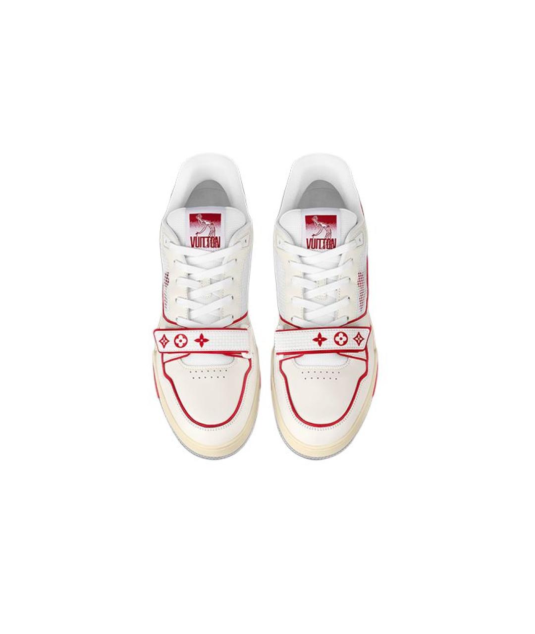 LOUIS VUITTON Красные низкие кроссовки / кеды, фото 3