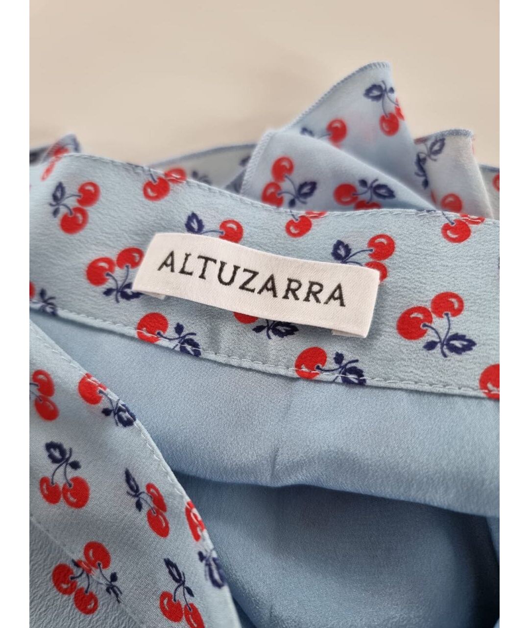 ALTUZARRA Голубая юбка миди, фото 3