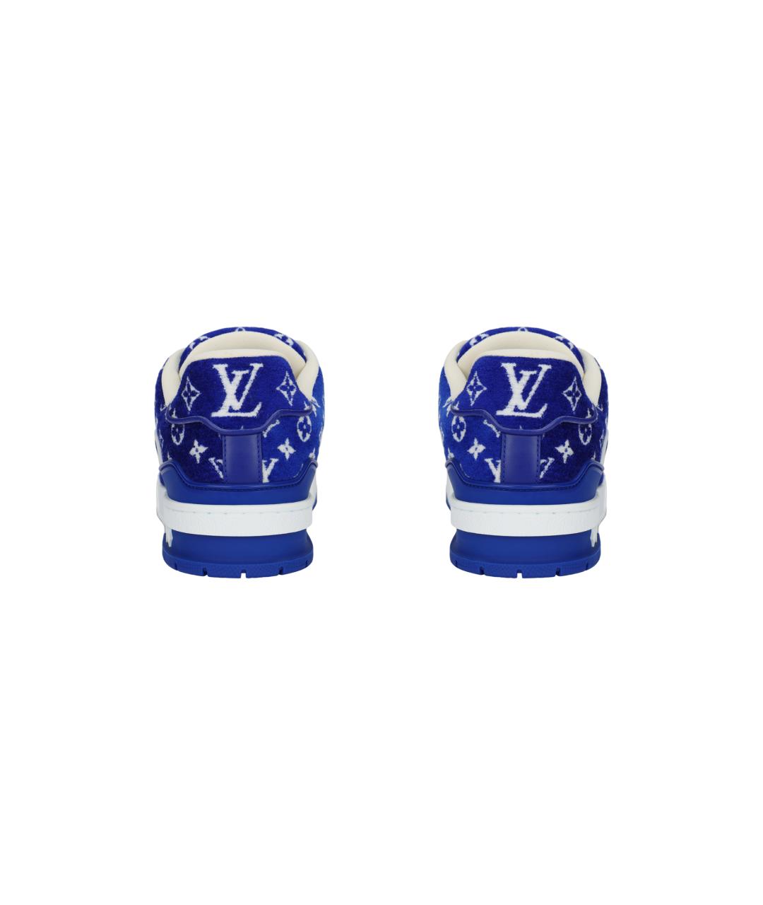 LOUIS VUITTON Синие кроссовки, фото 4