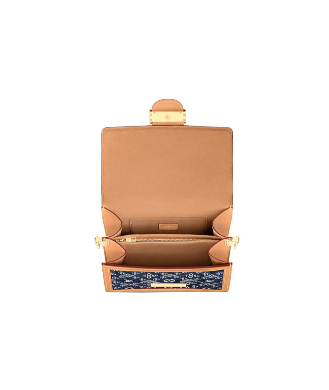 LOUIS VUITTON Синяя сумка через плечо, фото 4