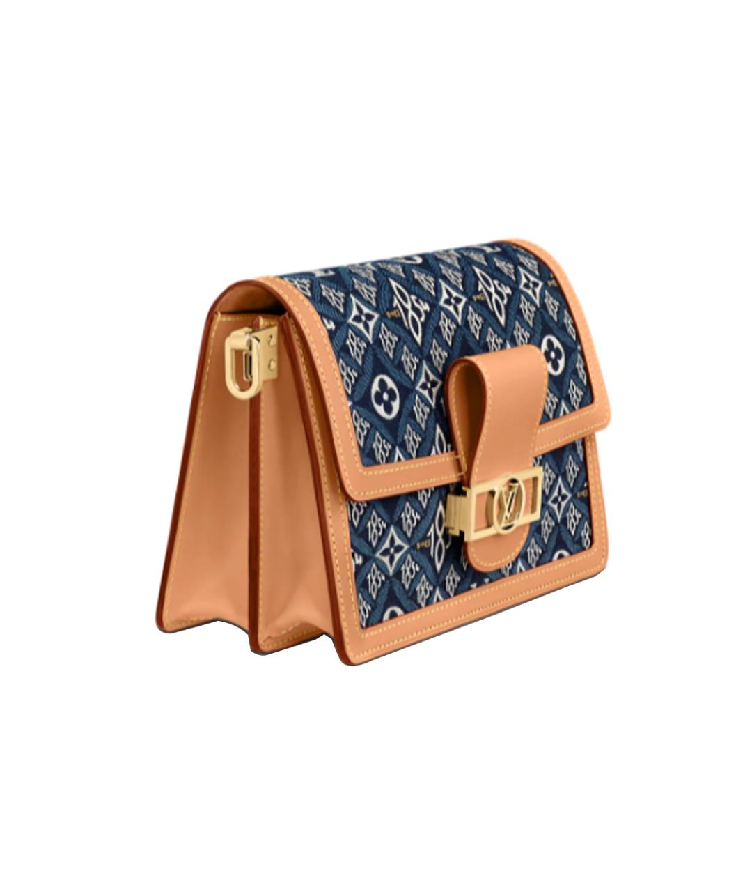 LOUIS VUITTON Синяя сумка через плечо, фото 2