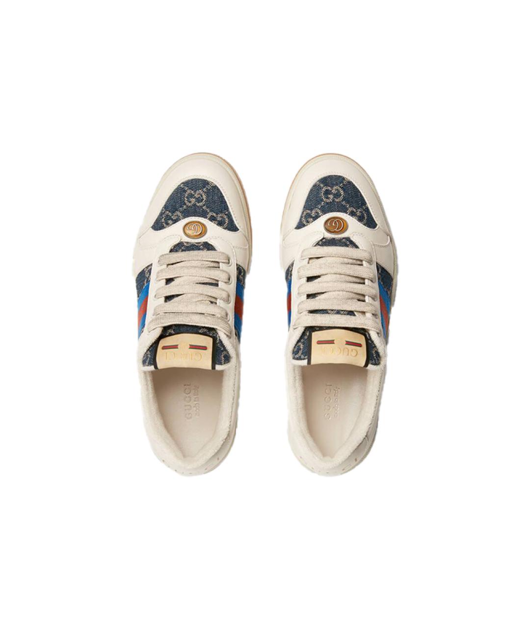 GUCCI Мульти кожаные кеды, фото 3