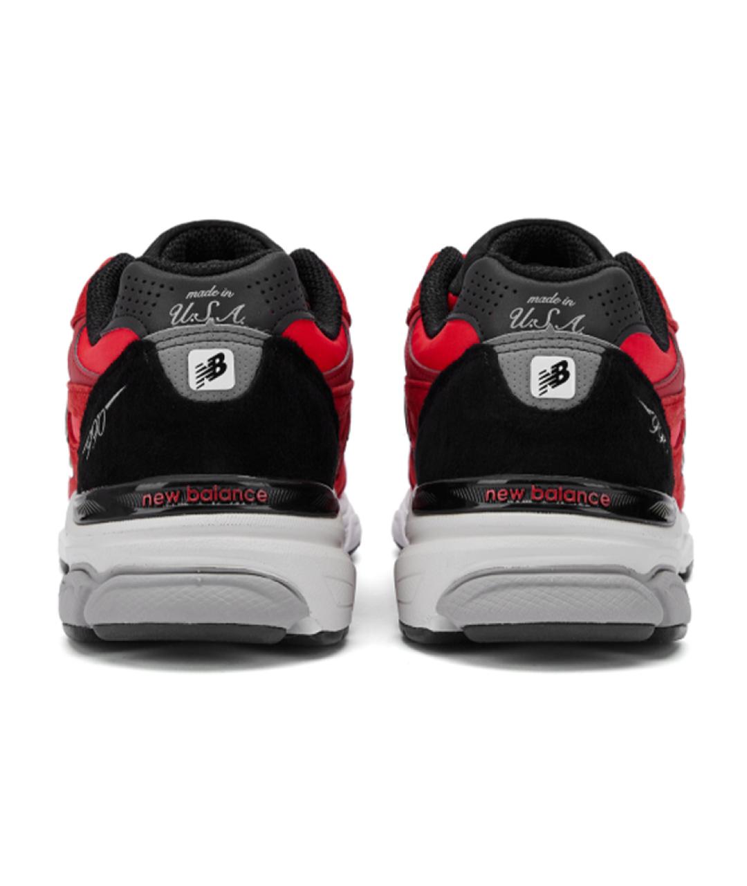 NEW BALANCE Красные низкие кроссовки / кеды, фото 4