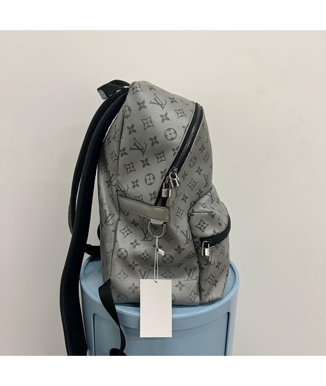 LOUIS VUITTON Серебрянный рюкзак, фото 5