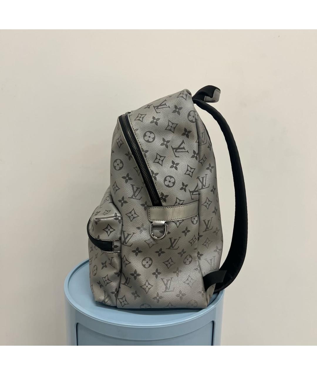 LOUIS VUITTON Серебрянный рюкзак, фото 3