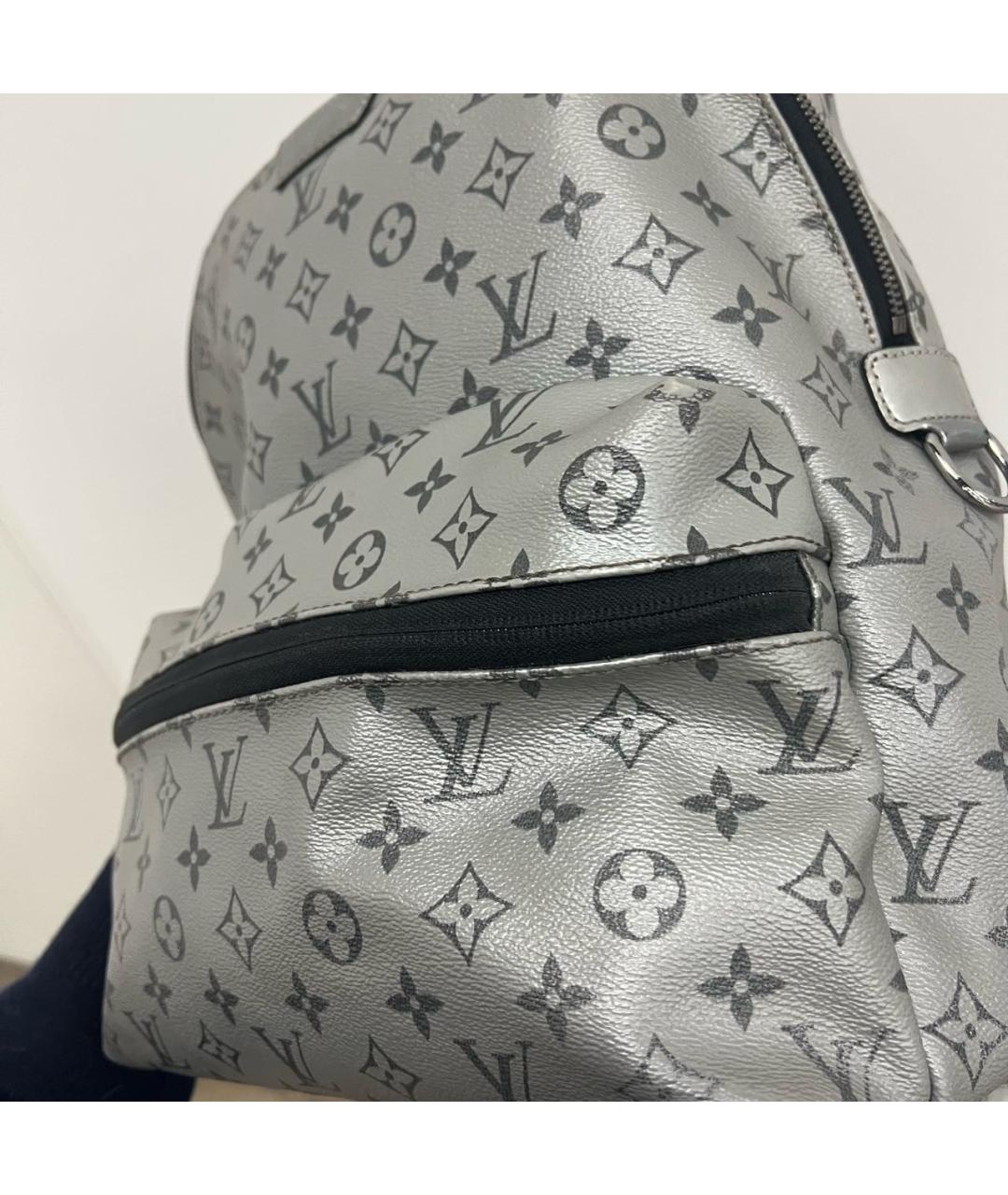 LOUIS VUITTON Серебрянный рюкзак, фото 8