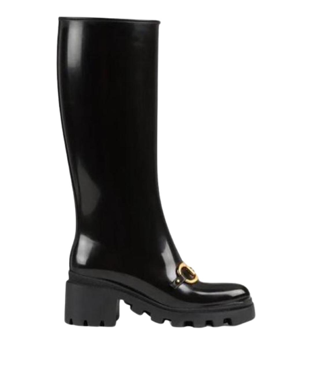 GUCCI Черные сапоги, фото 1