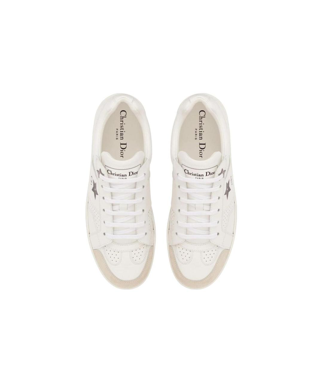 CHRISTIAN DIOR Белые кожаные кеды, фото 5