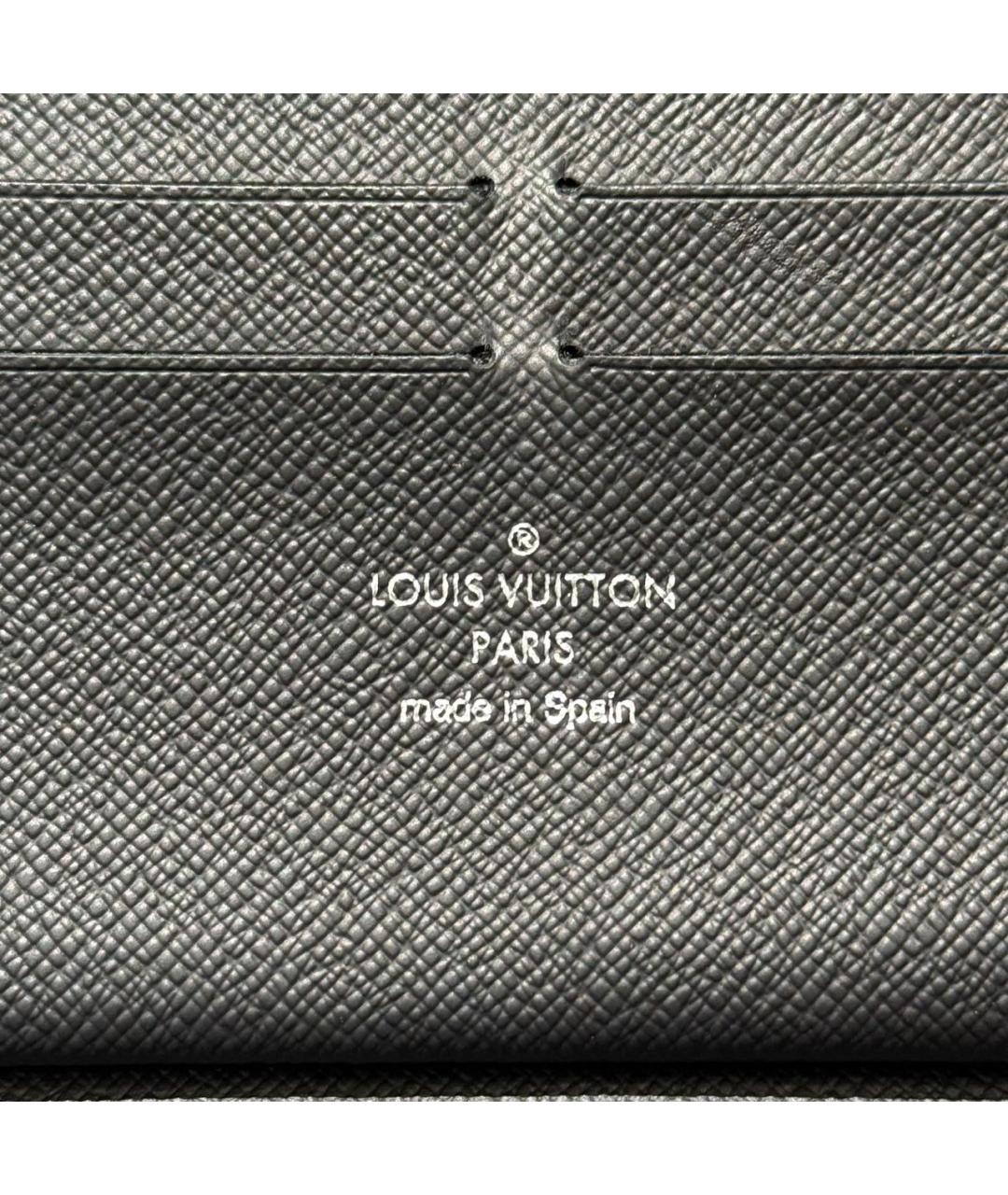 LOUIS VUITTON Антрацитовый кошелек, фото 8