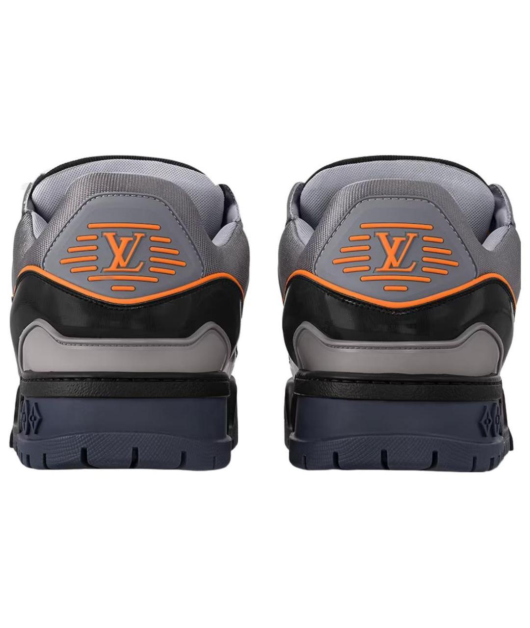 LOUIS VUITTON Серые низкие кроссовки / кеды, фото 5