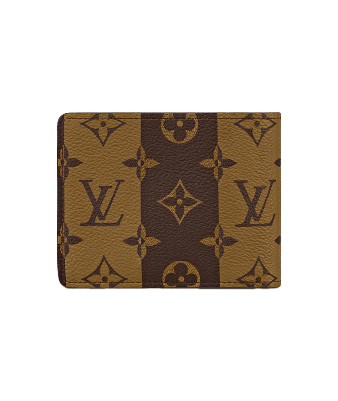 LOUIS VUITTON Коричневый кардхолдер, фото 3