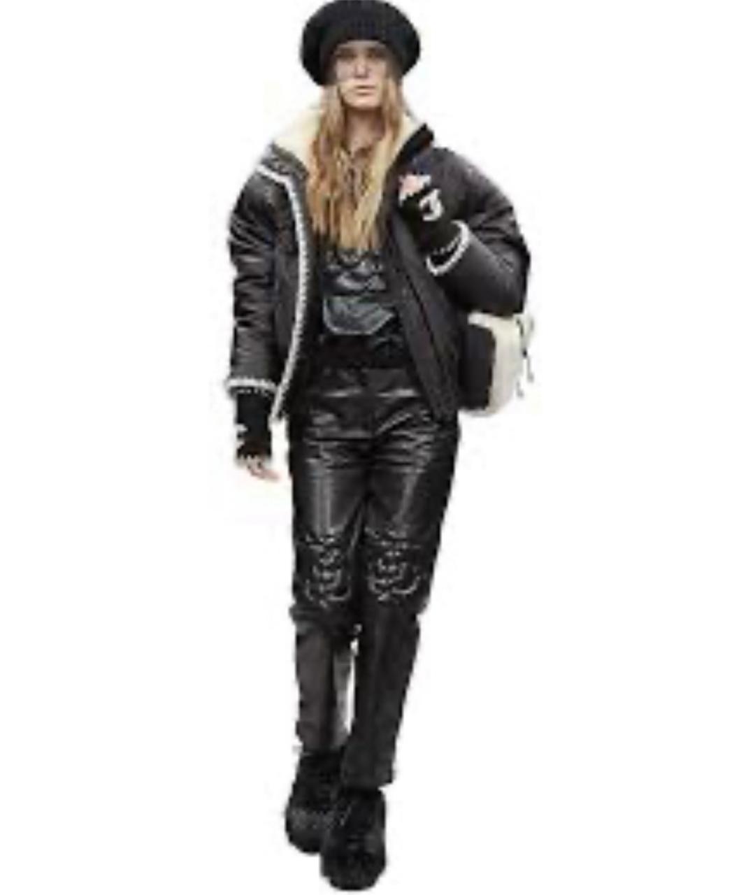 CHANEL Черный полиэстеровый пуховик, фото 4