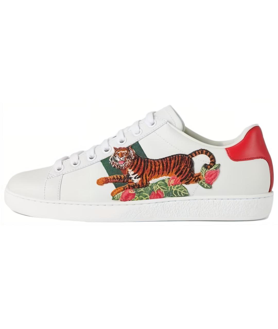 GUCCI Мульти кожаные кеды, фото 2