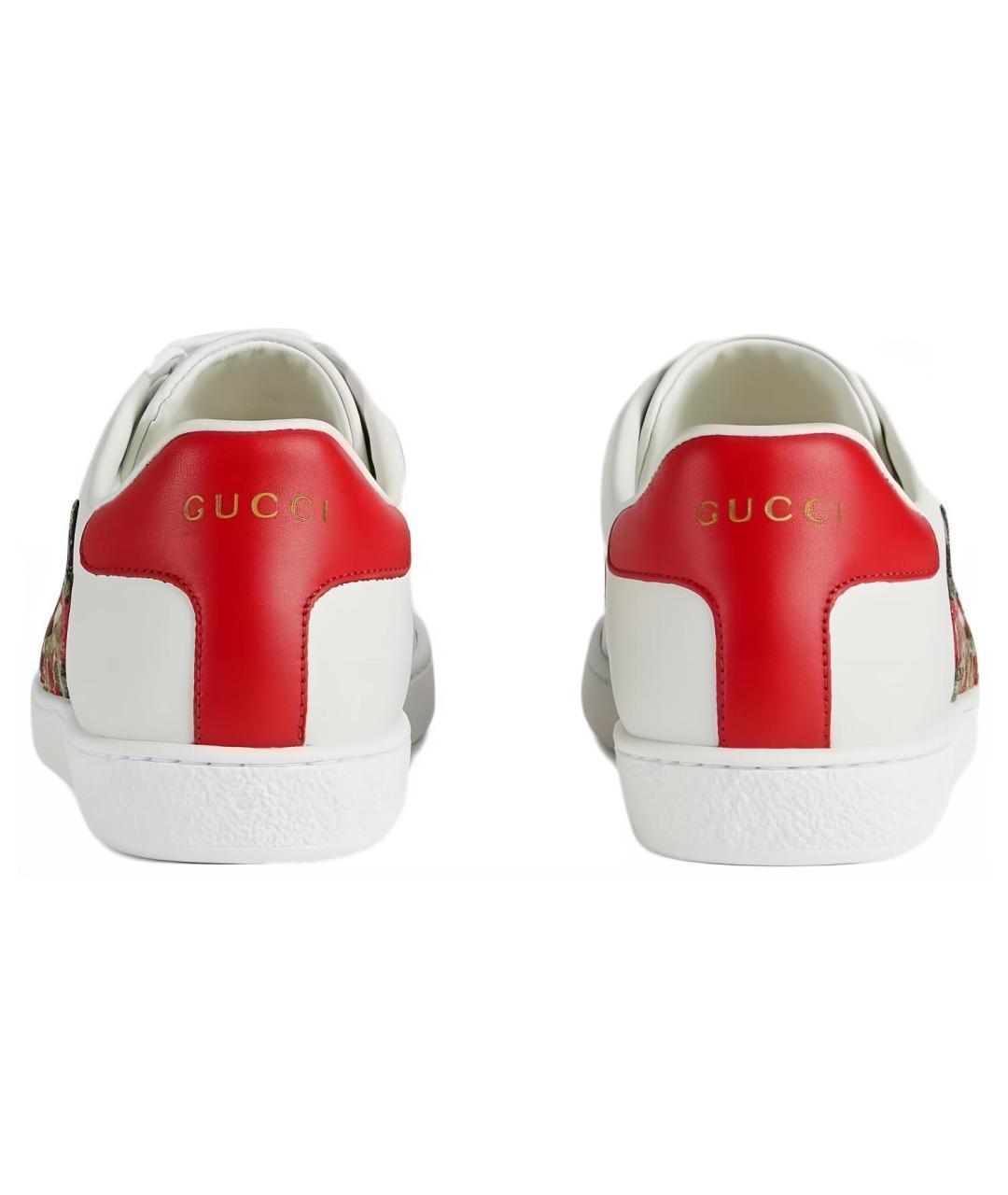 GUCCI Мульти кожаные кеды, фото 5