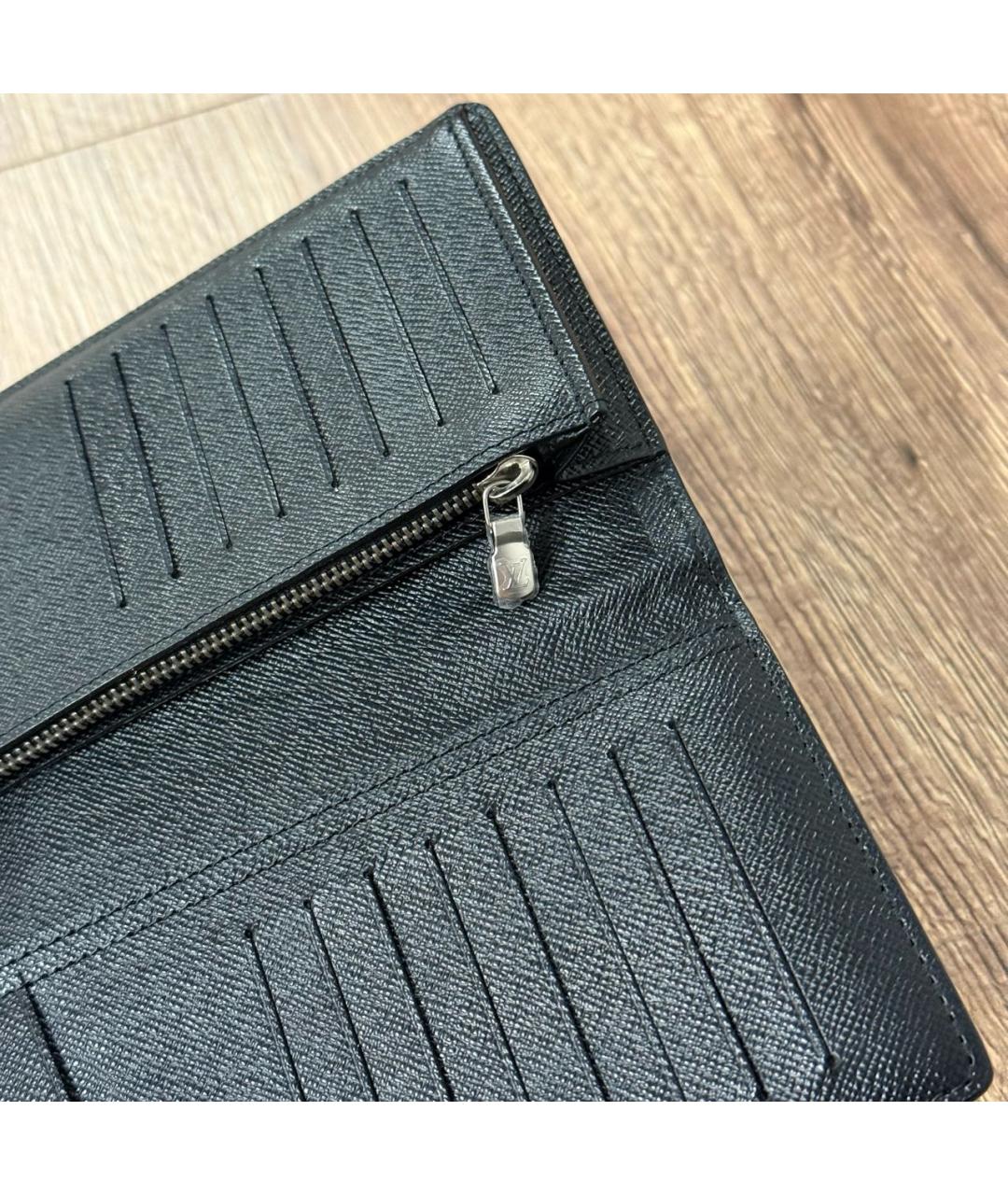 LOUIS VUITTON Антрацитовый кошелек, фото 5