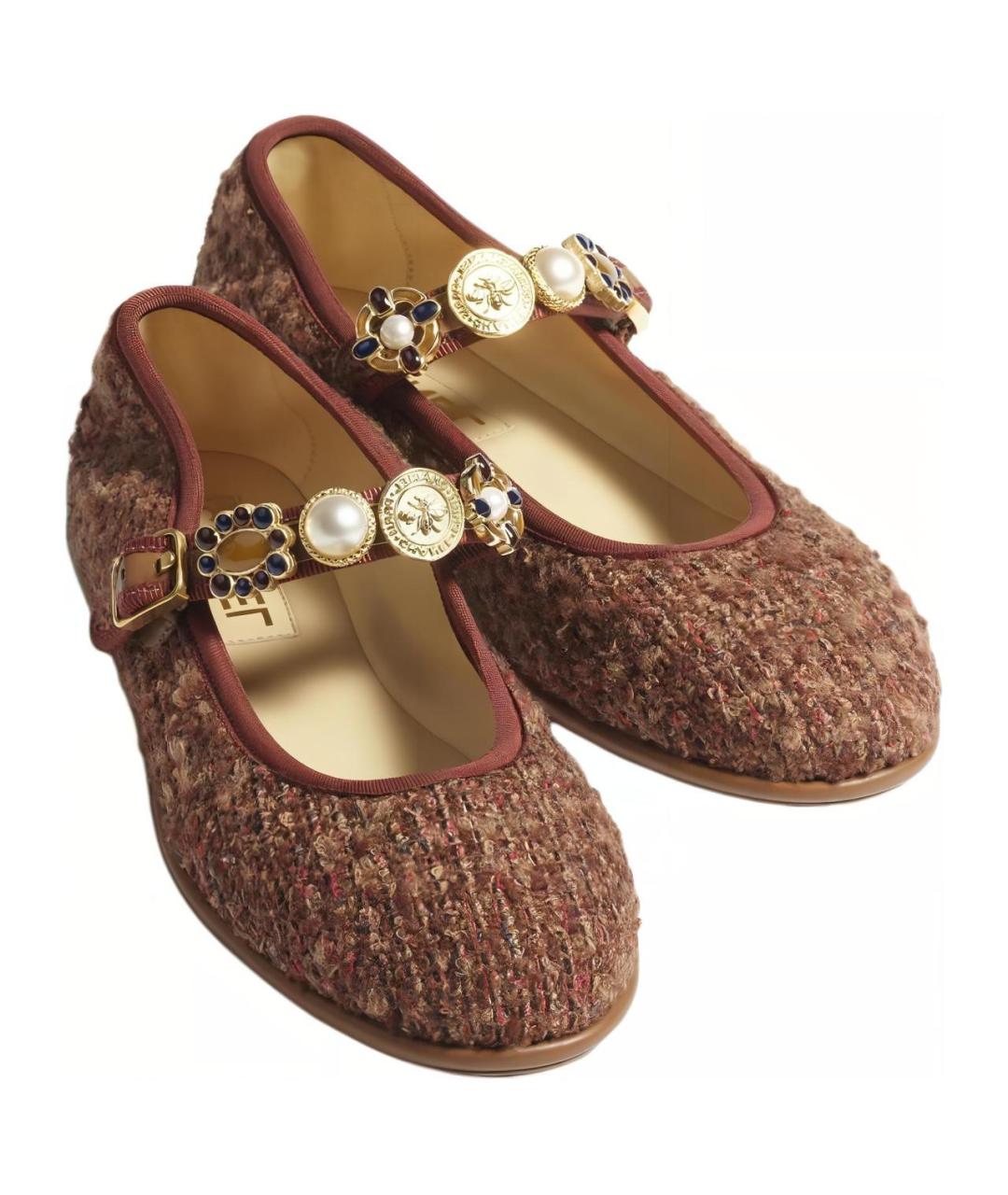 CHANEL Красные туфли, фото 4