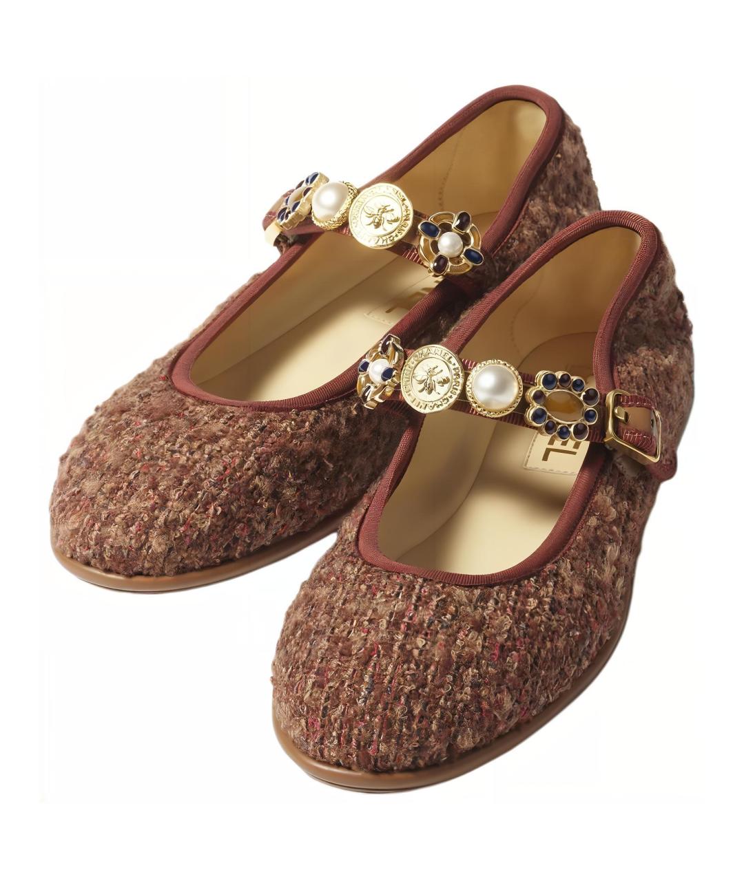 CHANEL Красные туфли, фото 3