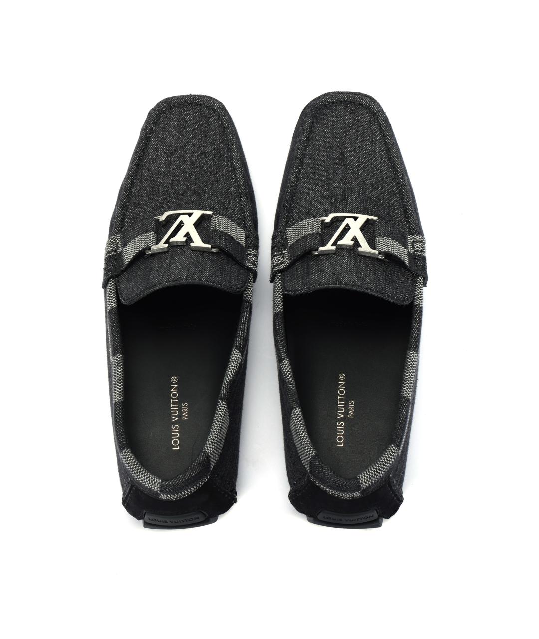 LOUIS VUITTON Серые лоферы, фото 3