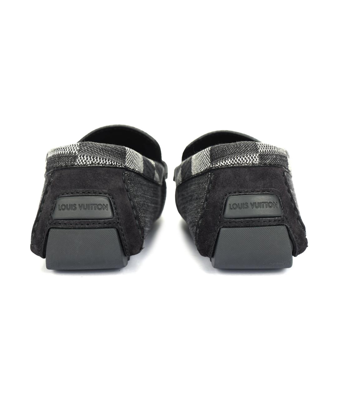 LOUIS VUITTON Серые лоферы, фото 4
